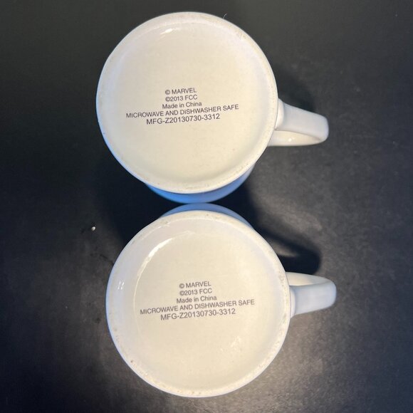 TWO (2) Marvel Comics Universe Ultimate Spider-Man Ceramic  Mugs 2013 Superhero - Picture 7 of 8